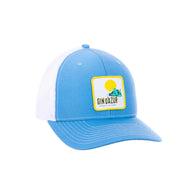 GINDAZUR BLUE TRUCKER HAT - Gin d’Azur